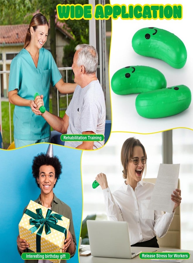 Arrowbash 20 Pcs Food Stress Balls Funny Support Stress Balls Squeezable Foam Funny Mexican Festival Gifts for Employee Teacher Team (Pickle) - Image 5